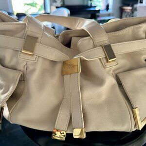 Michael Kors White Cream Colored Shoulder Bag